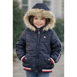 Tommy Hilfiger Kids Puffer Coat Jacket Size 6X Hooded